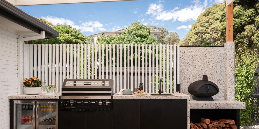 An image of an outdoor kitchen.