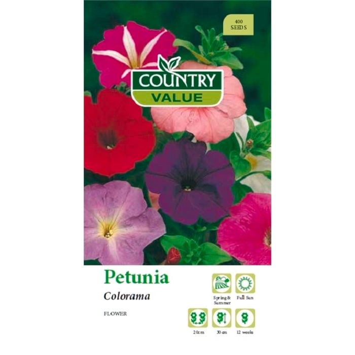 Country Value Seed Petunia Colorama