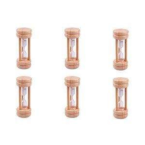 6PK Appetito Natural Wood Egg Timer Home Kitchen Cooking