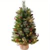 Lifebay Pre-Lit Artificial Christmas Tree with LED Lights