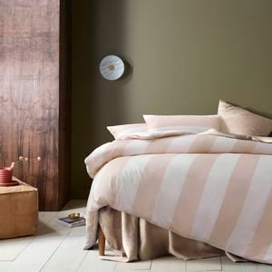 Accessorize Regency Natural Washed Cotton Quilt Cover Set - King Bed