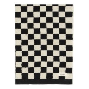 Esprit 550GSM Zenith Bathroom Cotton Bath Towel Checkered Onyx Black