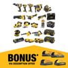 DeWALT 18V/54V XR 5.0Ah & 9.0Ah 16 Piece Mixed Voltage Combo Kit DCZ1603P2X2-XE