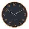 One Six Eight London Wallace Petrol Blue 30cm Silent Wall Clock
