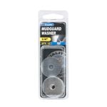 Zenith 1/4" Zinc Plated Mudguard Washer - 12 Pack