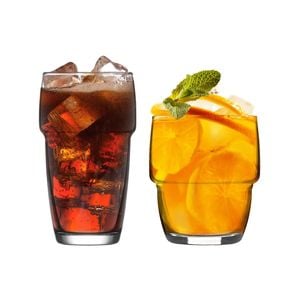 LAV 12 Piece Galata Stacking Glassware Set