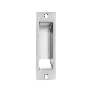 Lemaar 34 x 115mm Satin Chrome Square Flush Pull