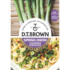 D.T. Brown Gourmet Spring Onion Japanese Vegetable Seeds