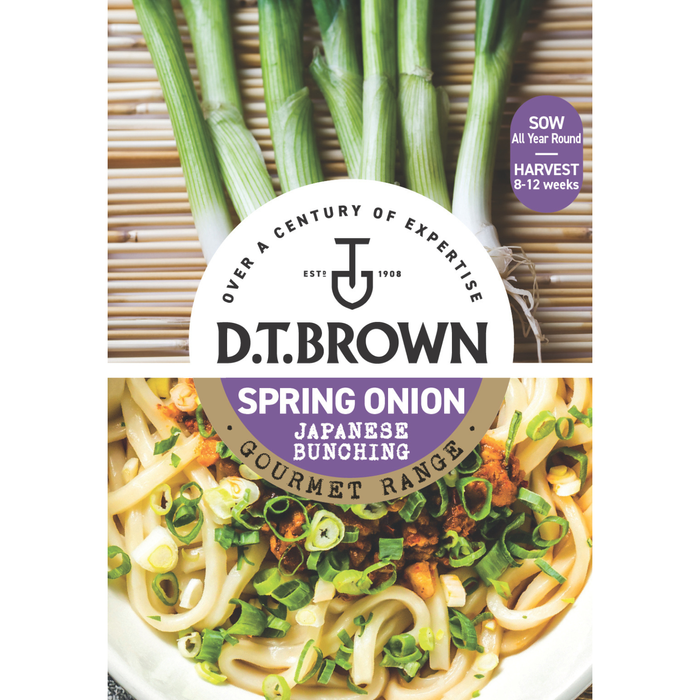 D.T. Brown Gourmet Spring Onion Japanese Vegetable Seeds