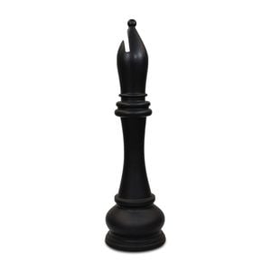 1.4m Black Bishop From Lifesize Fibreglass Resin Chess Set