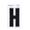 Sandleford 85mm Black Cut Out Self Adhesive House Letter H