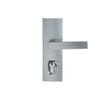 Delf Trade Satin Chrome Linear Secure Entrance Lever Set