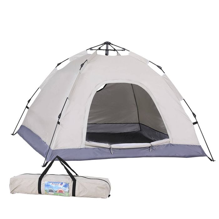 Weisshorn Camping Tent Instant Tent  Pop up 2-3 Person Outdoor Hiking Tents Hiking Beige