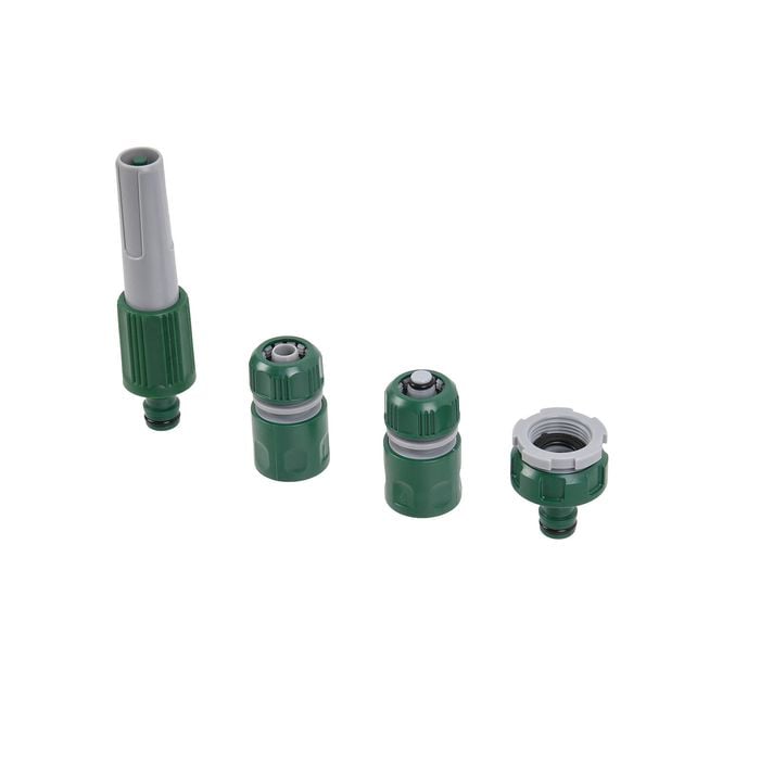 Garden Basics Hose Connect and Nozzle Set