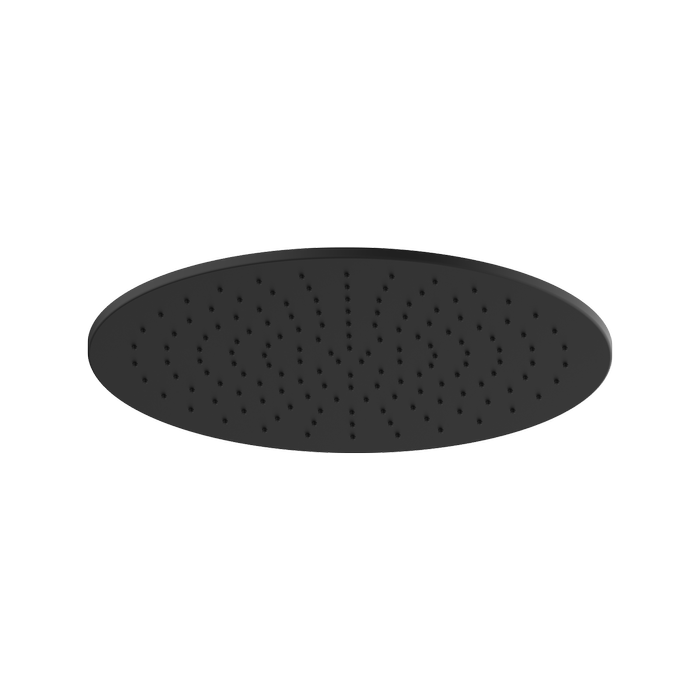 Mondella 400mm Matte Black Resonance Round Rain Shower Head WELS 3 Star 9L/min