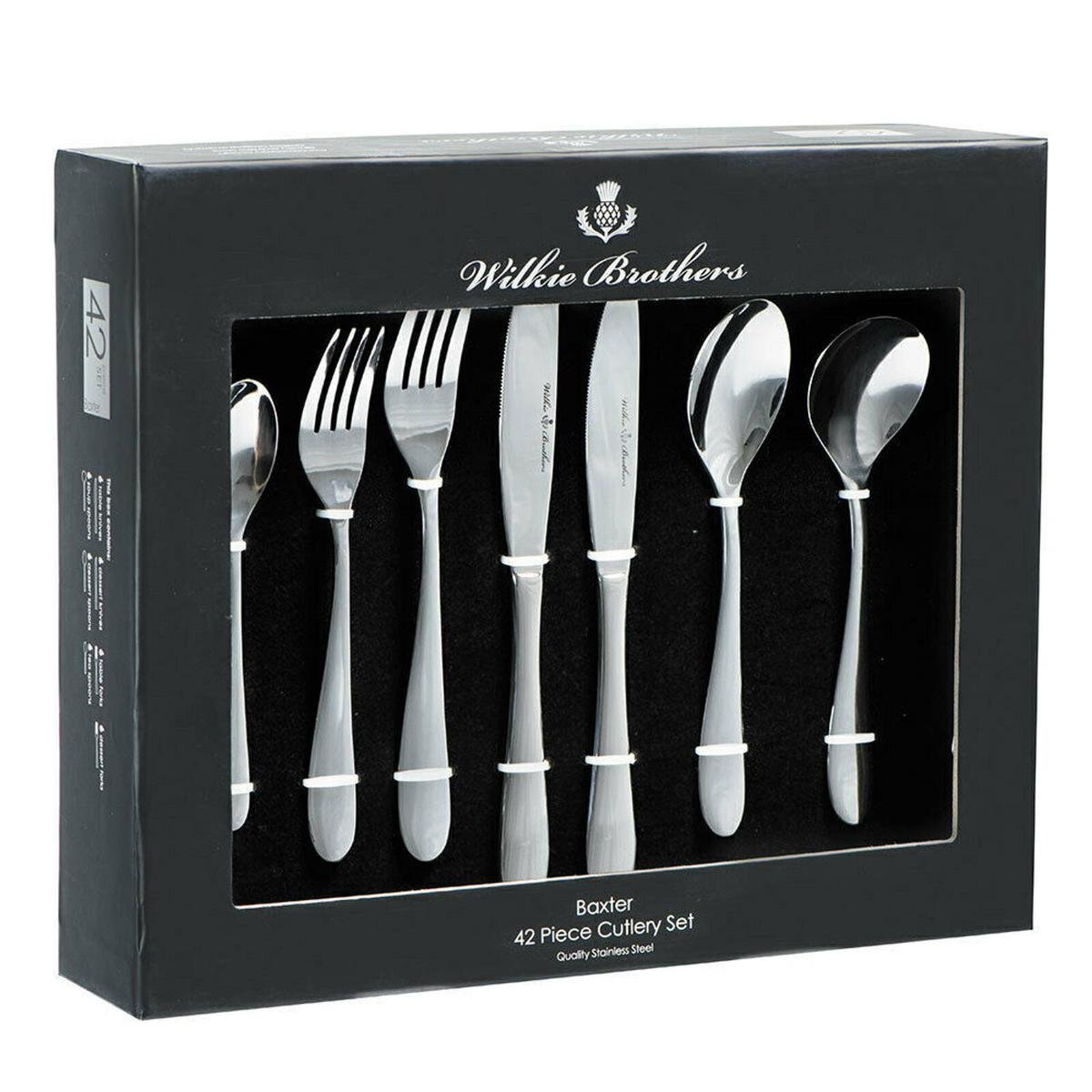 Wilkie Brothers Livingston Satin 42pce Cutlery Set main image 1