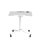 OLG Office Sprint Podium Height Adjustable Presentation Work Table White Frame & Top