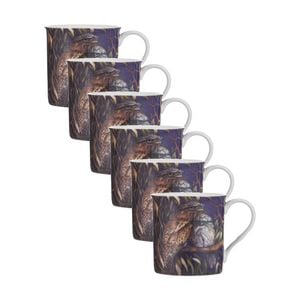 6x Ashdene Midnight Tawny Frogmouth Bird Drinking Mug Cup Animal Art