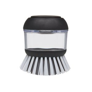 KitchenAid Plastic Silicone Soap Dispensing Palm Brush Cleaner 9cm Black