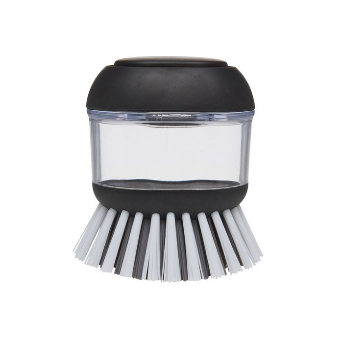 KitchenAid Plastic Silicone Soap Dispensing Palm Brush Cleaner 9cm Black