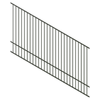 ProtectorAl 1201-2400W x 1500H Woodland Grey Raked 16-30º Flat Top Pool Fence Panel