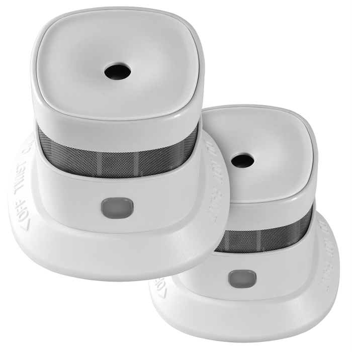 Arma Micro Photoelectric Smoke Alarm With 10 Year Battery - 2 Pack