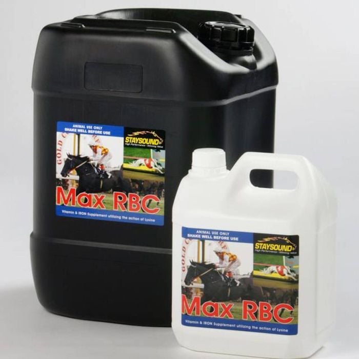 Staysound Max RBC Horses Vitamin & Iron Supplement 5L