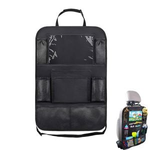 Catzon Car Seat Storage 9 Pockets Tablet Stand Backrest Kick Protector
