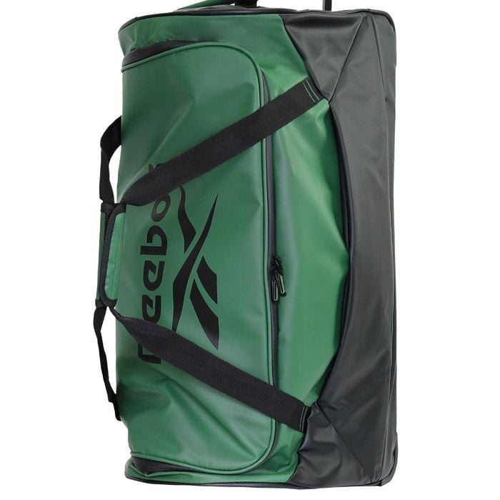 Reebok Road Runner Trolley Duffle Bag on Wheels Travel Luggage 72cm Green