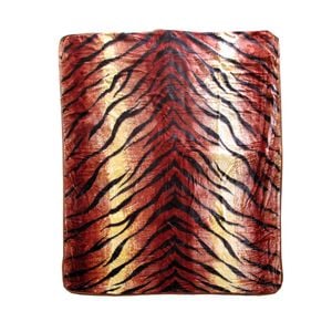 Bloomington 375gsm 1 Ply Animal Print Faux Mink Blanket Queen 200x240 cm Tiger