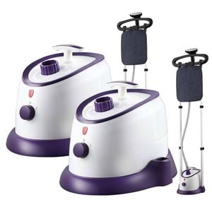 SOGA 2X Garment Steamers Twin Pole 1800W 1700m -Purple