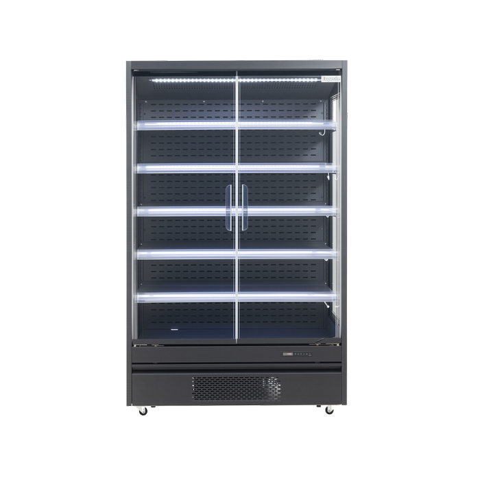 Exquisite MD1250 - Multideck Two Glass Door Display Refrigerators 1250mm Width