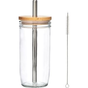 La Cafetiere Bubble Tea Glass Tumbler,650ml