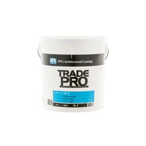 PPG Paints 15L White Trade Pro Ceiling Paint