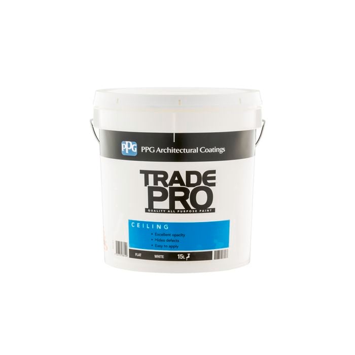 PPG Paints 15L White Trade Pro Ceiling Paint