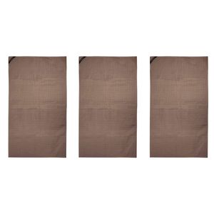 3x Bambury Matrix Workout Microfibre Gym Towel Small Woodrose 40 x 70cm Knitted