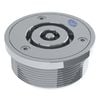 GalvinCare Polished SS316 Ligature Resistant Floor Drain Round 100x80BSP