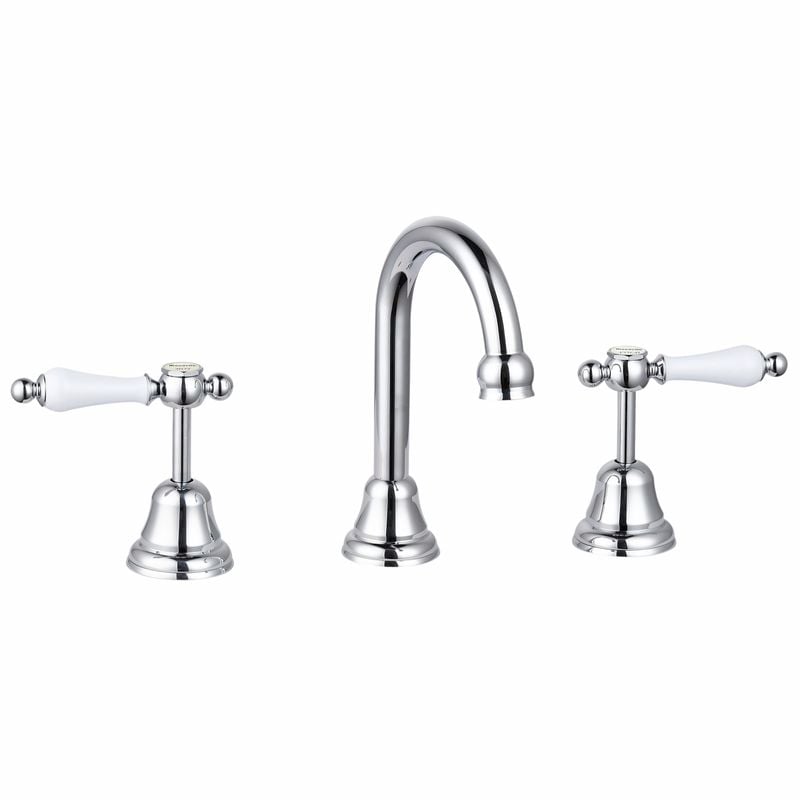 Maestro Chrome Lever Handle Basin Set