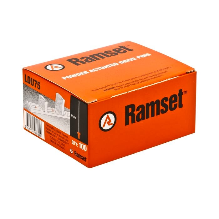 Ramset 3.7 x 75mm Nail Gun Drive Pin - 100 Pack