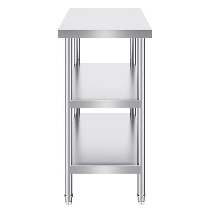 Vevor 457x914x864mm Stainless Steel Work Table for Restaurant Home and Hotel