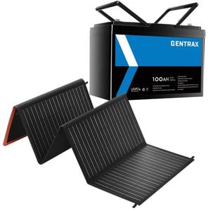 Gentrax 12v 100ah Lithium Battery Standard Size 306x169x215mm Replace Sla