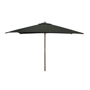 Hartman Amalfi Black Timber Market Umbrella