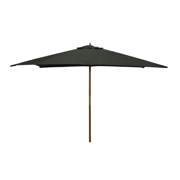 Hartman Amalfi Black Timber Market Umbrella
