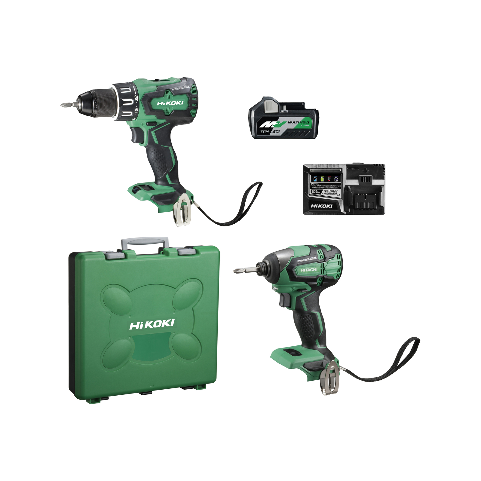 HiKOKI 18V 2 Piece Brushless Cordless Combo Kit