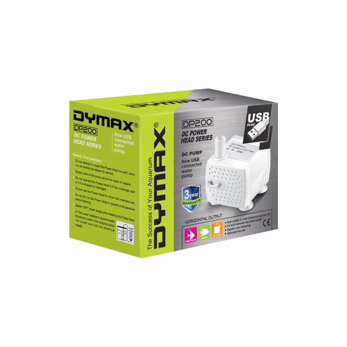 Dymax Dc Powerhead Dp-200 W/ Usb & 240v Adapter (dm755)
