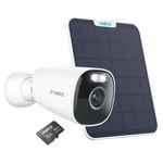 Reolink Argus Series B360 4K Outdoor Battery Wi-Fi Camera Smart Detection Easy And Flexible Installation With Solar Panel And 64GB SD Card Included