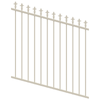 ProtectorAl 0350-1200W x 1200H Surfmist Spear Top Pool Fence Panel Raked Up to 15º