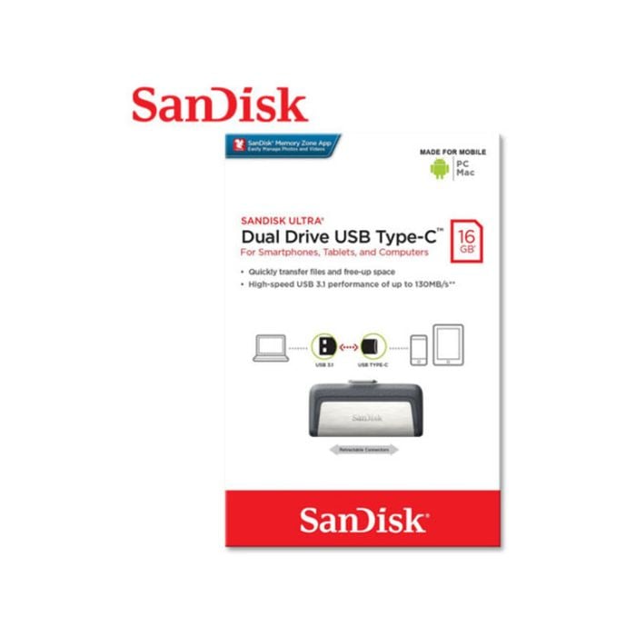 SanDisk Ultra Dual Drive USB Type-C 16GB (SDDDC2-G46)