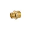Brasshards 15 x 10mm Brass Threaded Hex Reducing Nipple LF