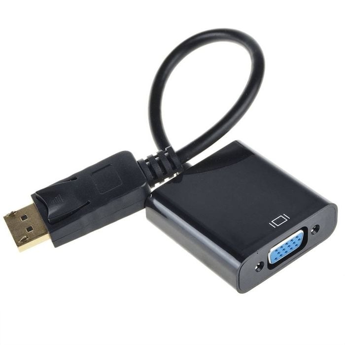 Displayport Dp Male To Vga Female Video Converter | Display Port Adapter Cable Pc